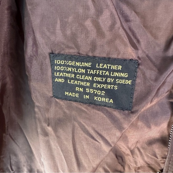 Avant Garde | Vintage Brown Button Down Leather Trench Coat - Picture 11 of 12